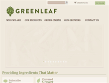 Tablet Screenshot of greenleafsf.com